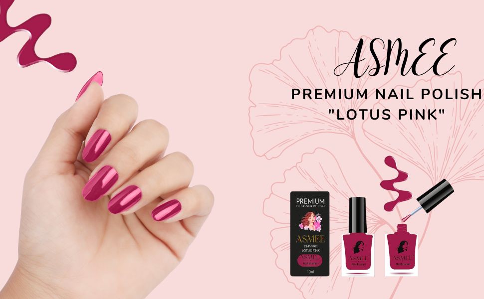 
                  
                    Lotus Pink-Asmee Premium Nail Polish (10ml)
                  
                