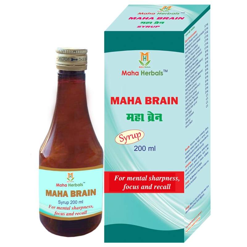 Maha Herbals Maha Brain Syrup (200ml)