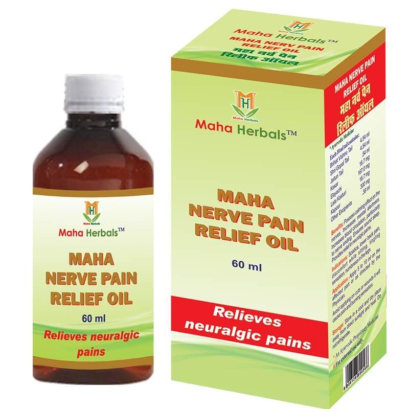 Maha Herbals Maha Nerve Pain Relief Oil (60ml)