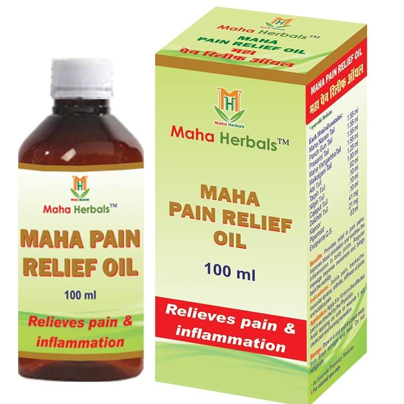 Maha Herbals Maha Pain Relief Oil (100ml)