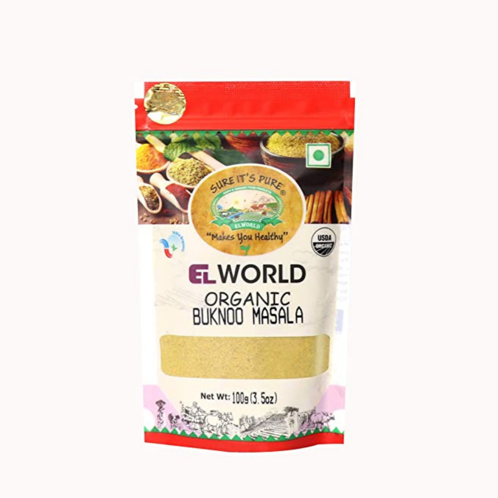 Elworld Organic Buknoo Masala - 100g (Pack of 5)