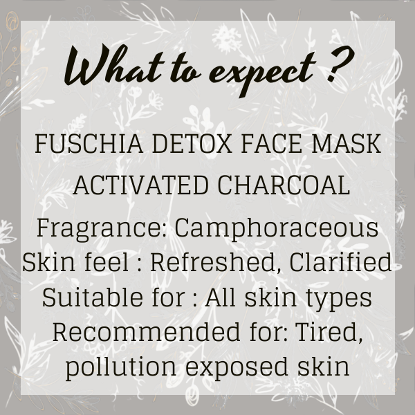 
                  
                    Fuschia Detox Face Mask - Activated Charcoal (100g)
                  
                