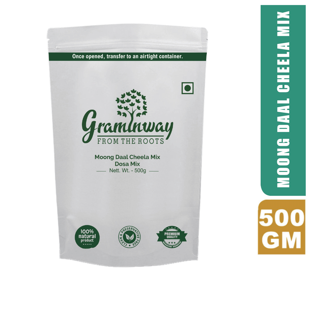 Graminway Gluten-free Moong Dal Cheela Mix (500g)