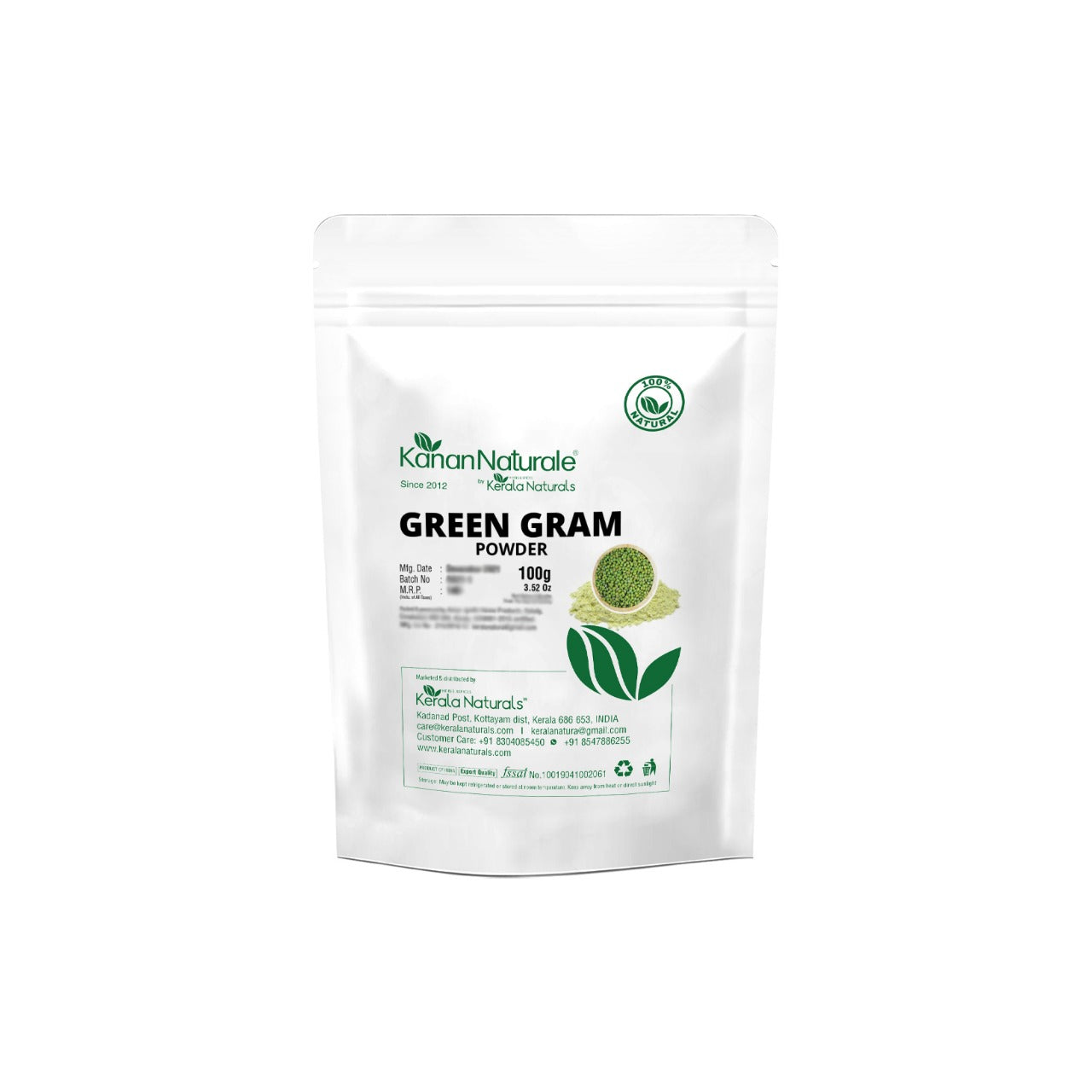 
                  
                    Kanan Natural Green Gram Powder (100g x 2)
                  
                
