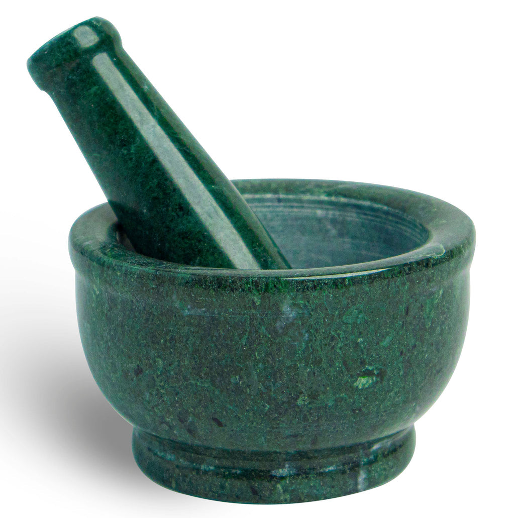 
                  
                    Green Marble Mortar and Pestle
                  
                
