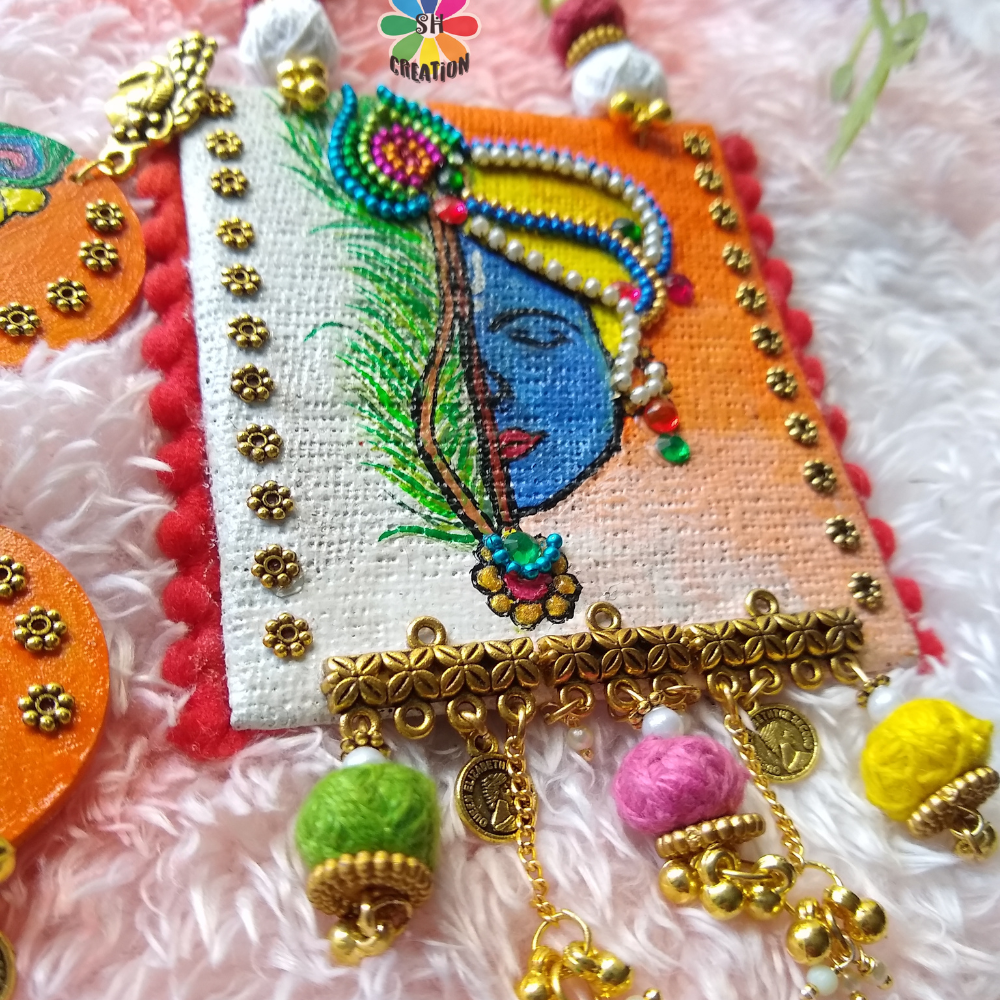 
                  
                    Handmade Krishna Necklace Set
                  
                