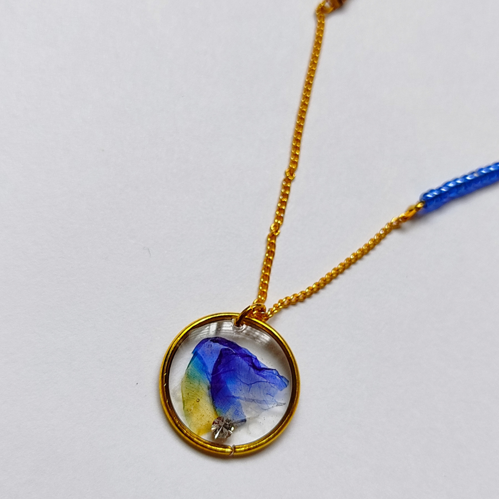 Butterfly Pea Flower Necklace