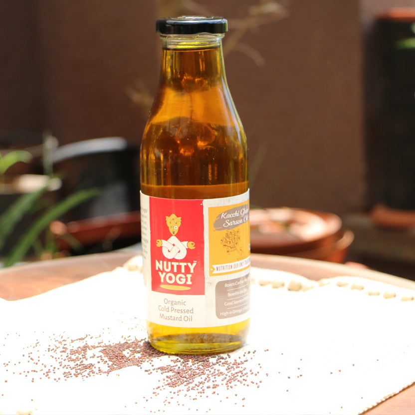 
                  
                    Nutty Yogi Organic Cold Pressed Mustard Oil (500ml)
                  
                