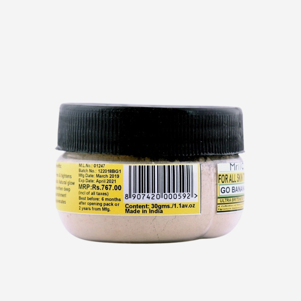 
                  
                    MrilQ Go BananaS™: Face Pack (30g)
                  
                