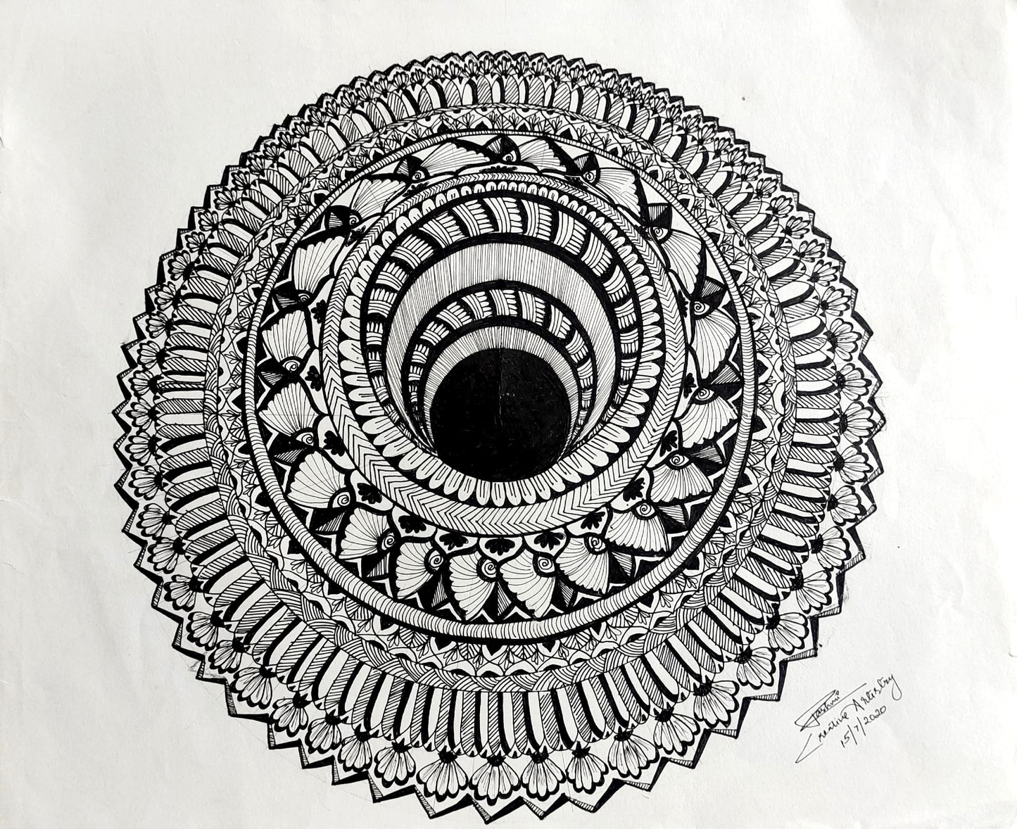 
                  
                    Illusion Mandala Painting
                  
                