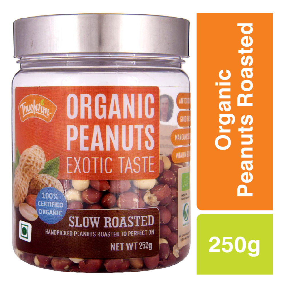 
                  
                    Truefarm Foods Organic Roasted Peanuts (250g)
                  
                