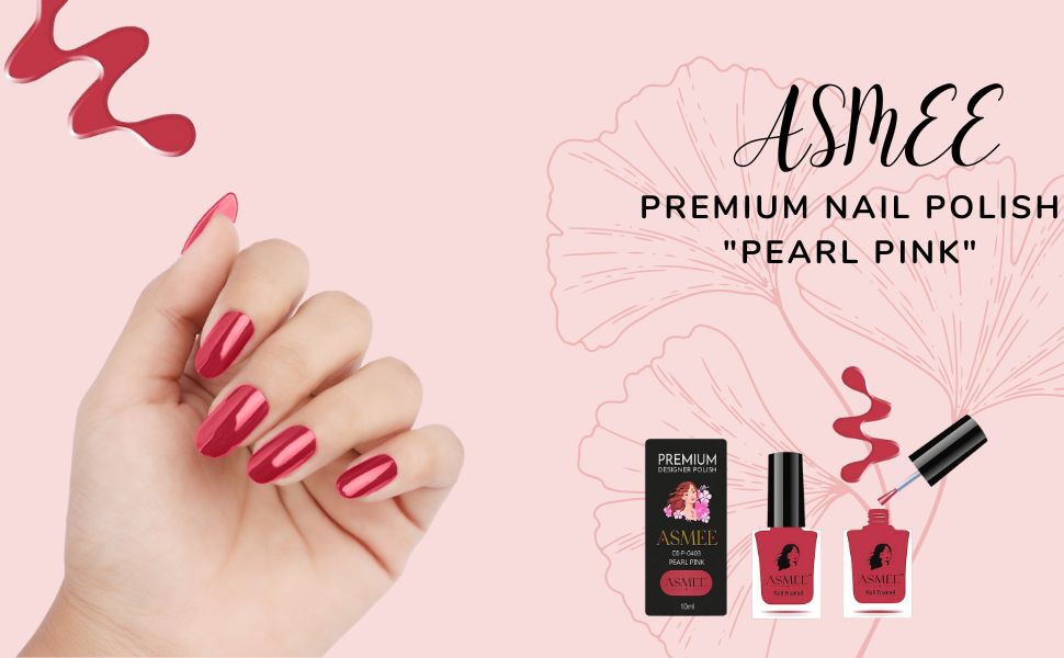
                  
                    Pearl Pink - Asmee Premium Nail Polish (10ml)
                  
                
