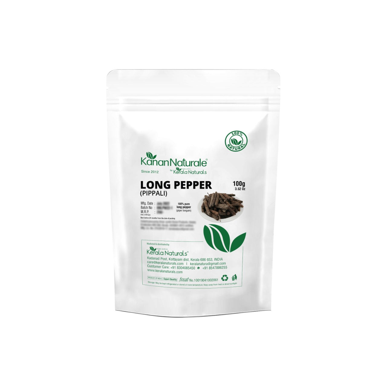 
                  
                    Kanan Naturale Long Pepper (Pippali) - 100g
                  
                