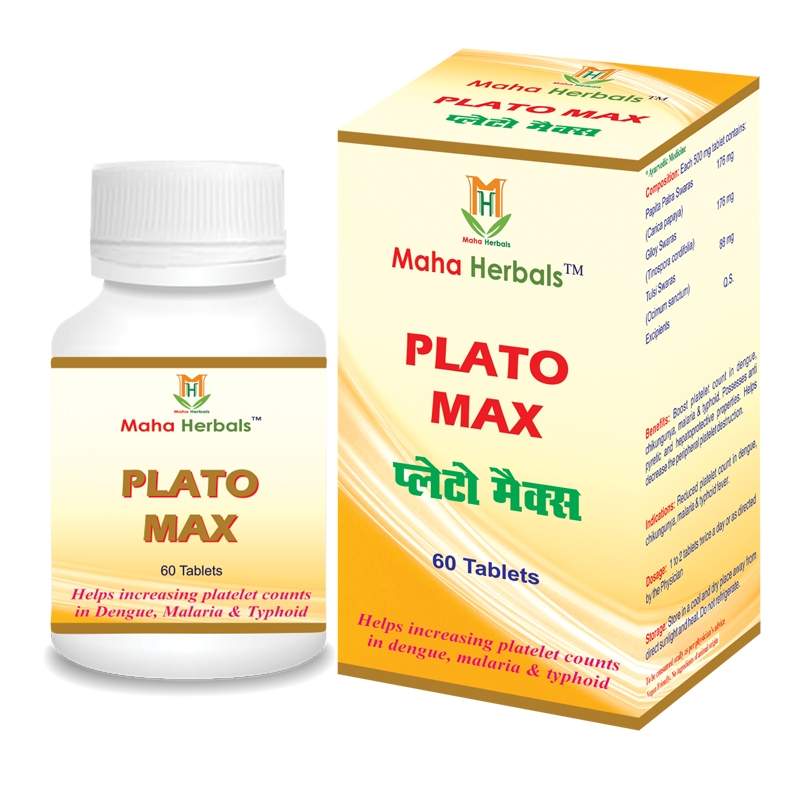 Maha Herbals Plato Max Tablets (60 Tablets)