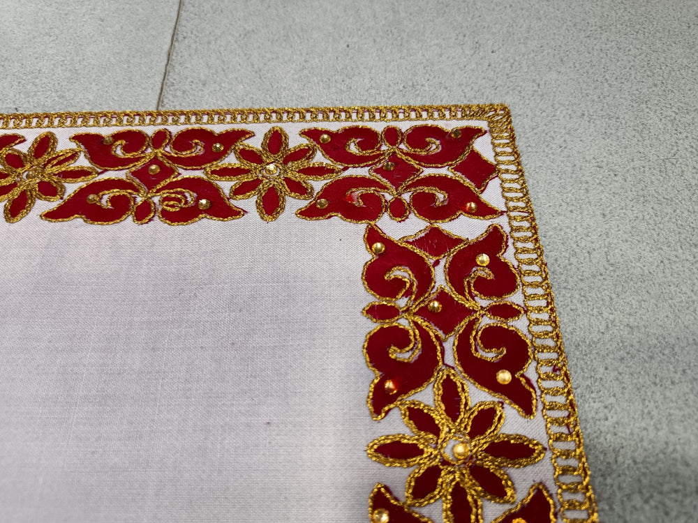 
                  
                    Multi-Purpose Finished White Fabric for Hindu Rituals
                  
                