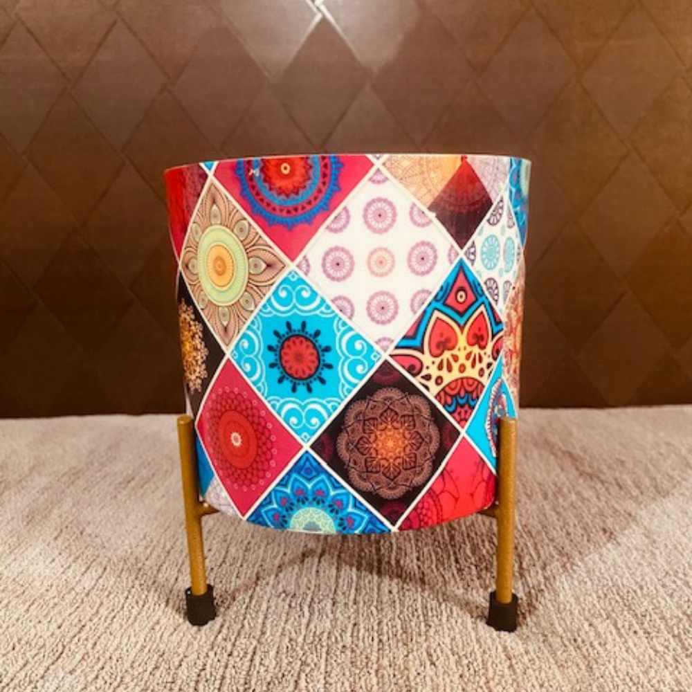 Colorful Metal Pot