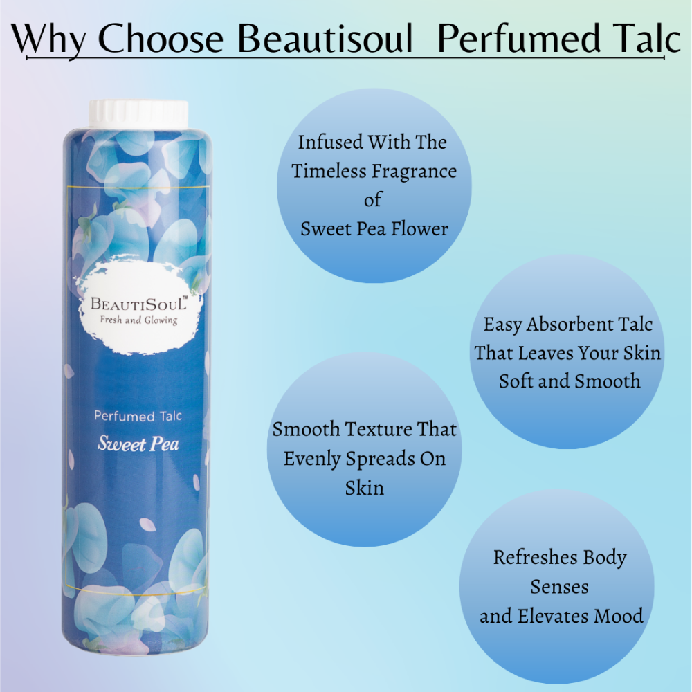 
                  
                    Beautisoul Sweet Pea Perfumed Talcum Powder (100g)
                  
                