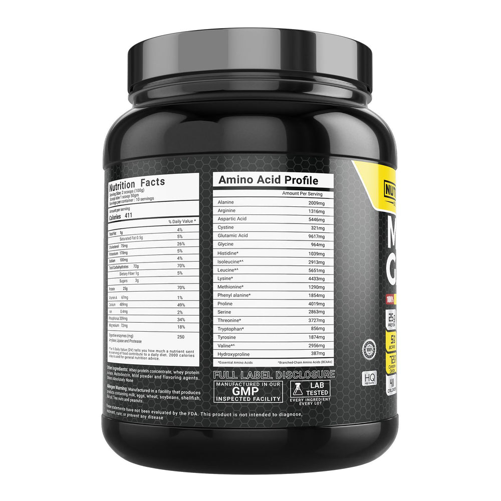 
                  
                    Nutracology Mass Gainer High Protein Weight Gainer With Enzyme Blend for Weight Gain & Muscles - 1kg (Chocolate Flavour)
                  
                