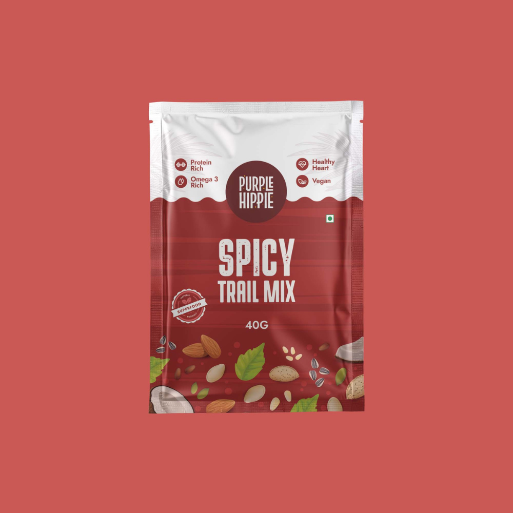 Purple Hippie Spicy Trail Mix (120g) - Pack of 2
