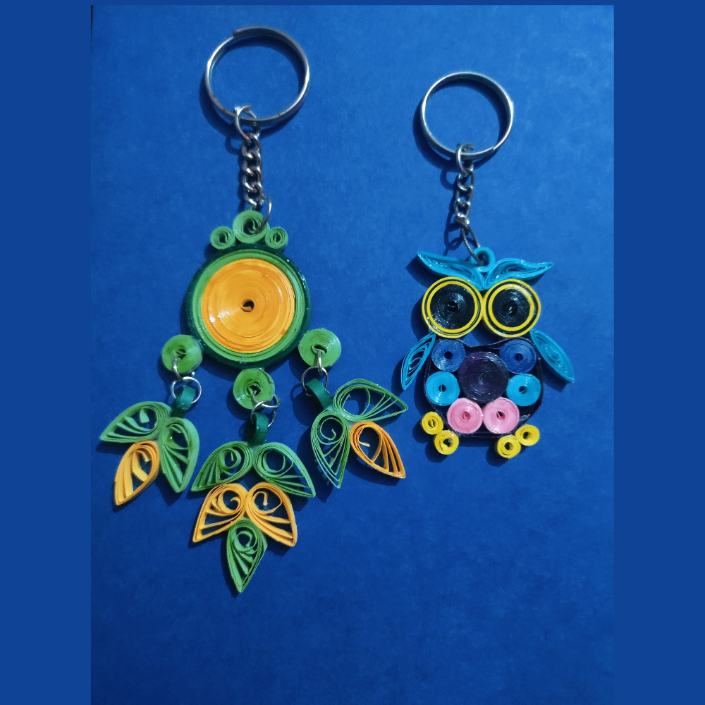 Quilling Keychain - Kreate