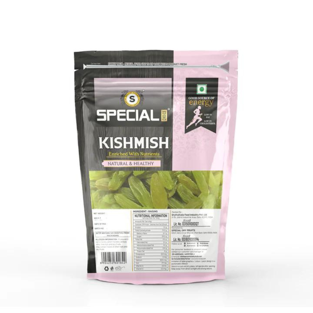 
                  
                    Special Choice Kishmish (Green Raisins) Long (250g)
                  
                