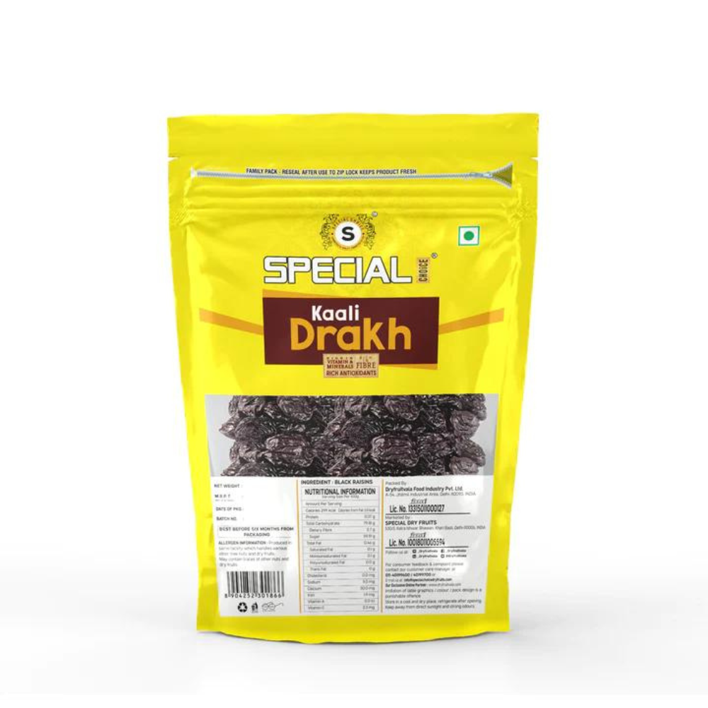 
                  
                    Special Choice Kali Darakh/Black Raisins (Seeded) (250g)
                  
                