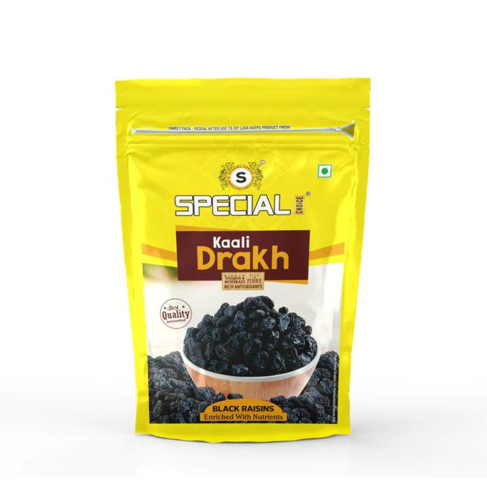 Special Choice Kali Darakh/Black Raisins (Seeded) (250g)