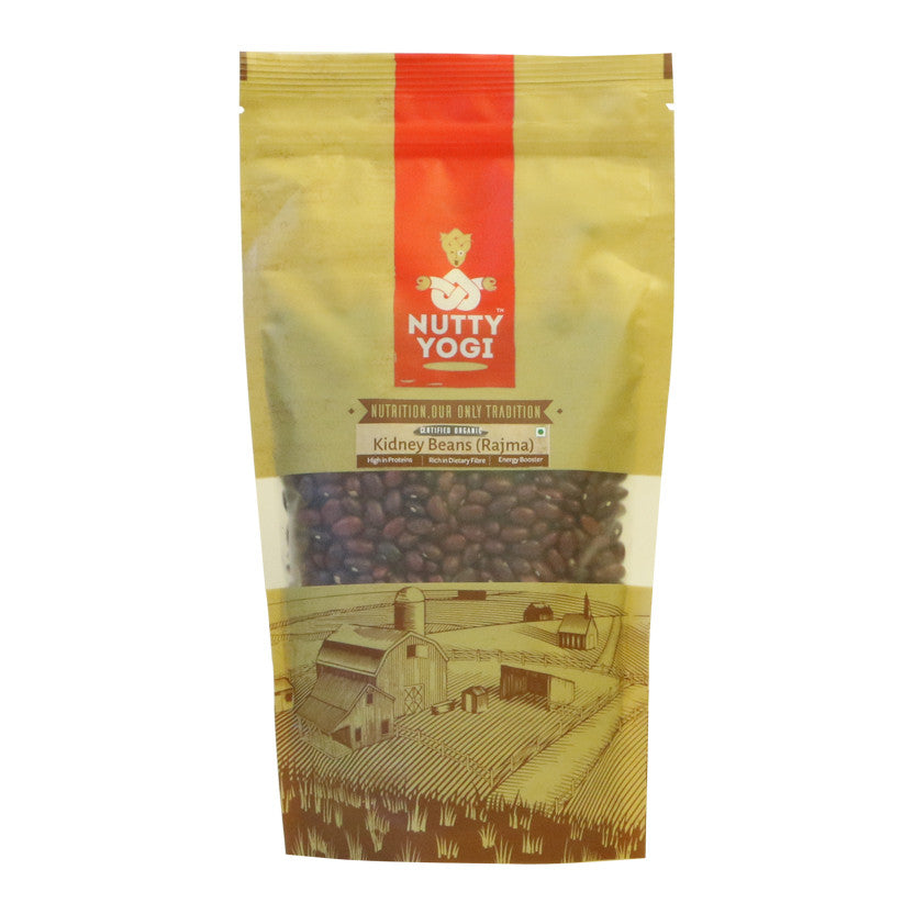 Nutty Yogi Organic Kidney Beans (Rajma) (1kg)