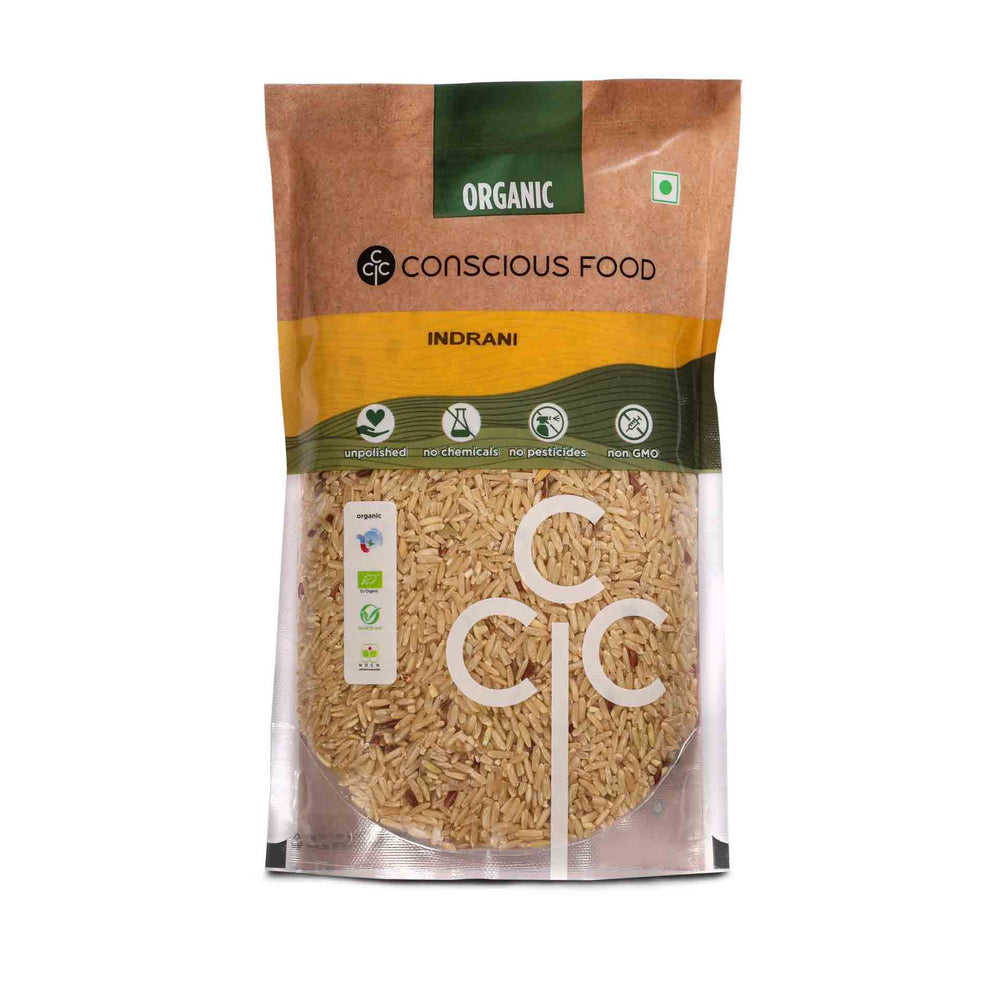 
                  
                    Conscious Food Brown Rice (Indrani) - 500g
                  
                