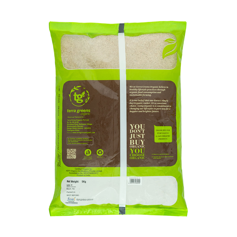 
                  
                    Terra Greens Organic Sona Masuri Hand Pounded Rice (5kg)
                  
                