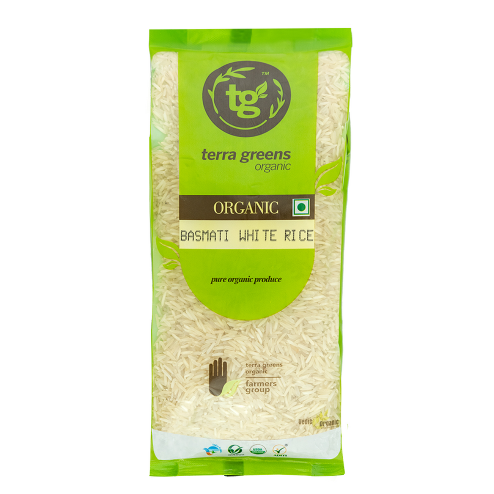 Organic Basmati White Rice (1kg)