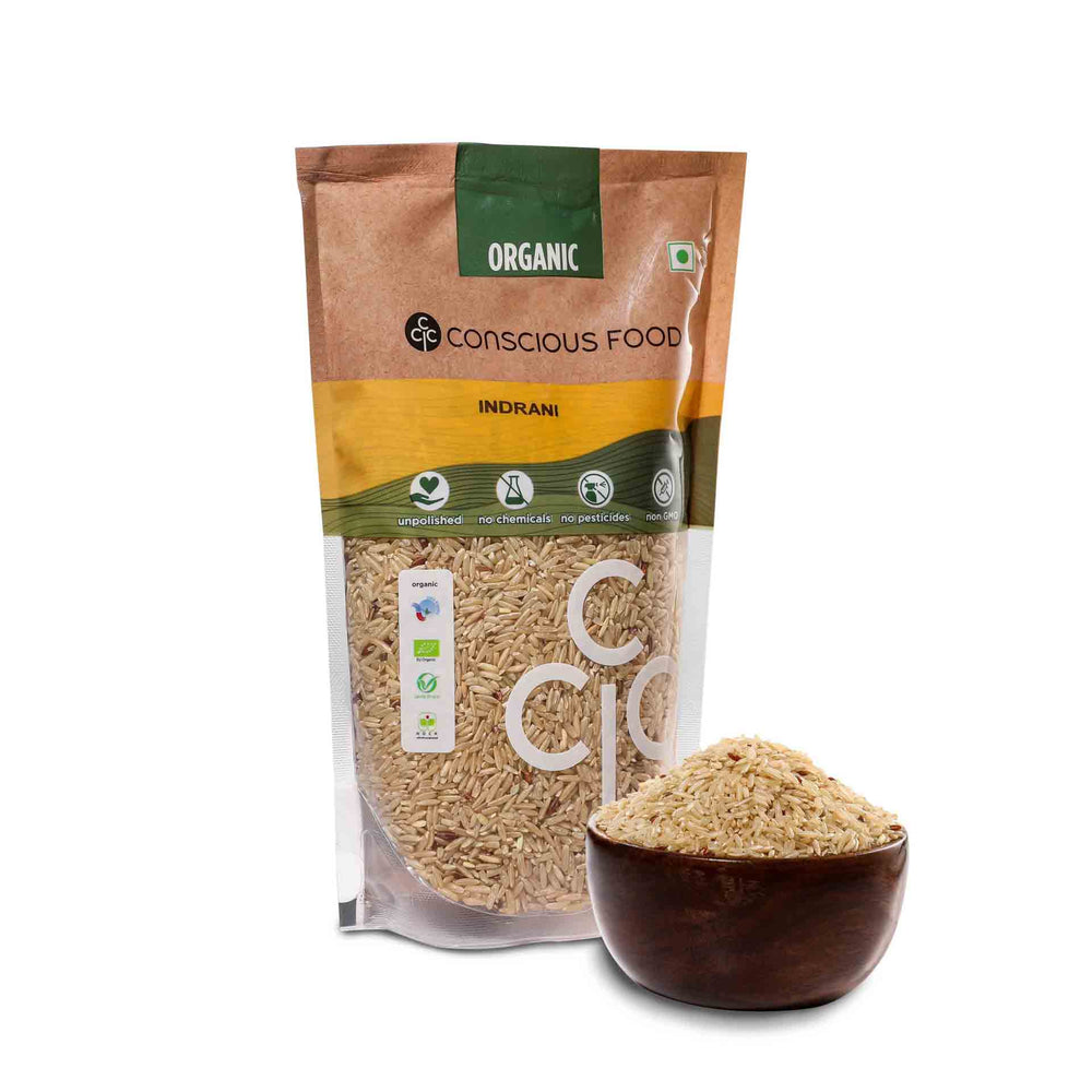
                  
                    Conscious Food Brown Rice (Indrani) - 500g
                  
                