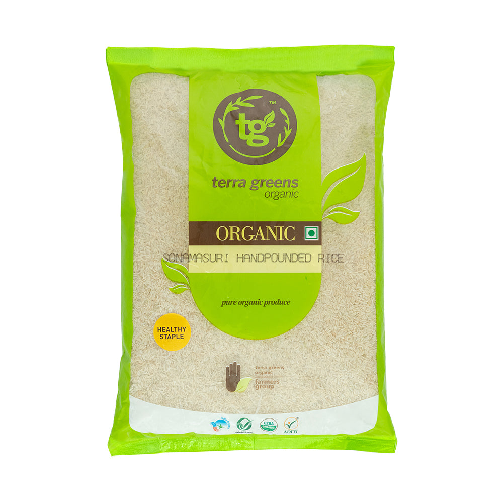 Terra Greens Organic Sona Masuri Hand Pounded Rice (5kg)