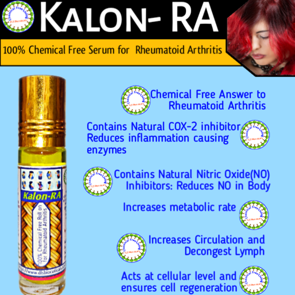 
                  
                    Kalon-RA: 100% Chemical Free Serum Roll on for Rheumatoid Arthritis (8ml)
                  
                