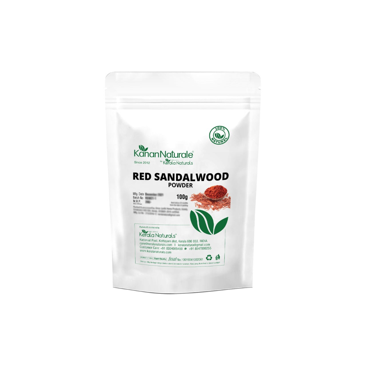 
                  
                    Kanan Natural Red Sandalwood Powder (100g)
                  
                