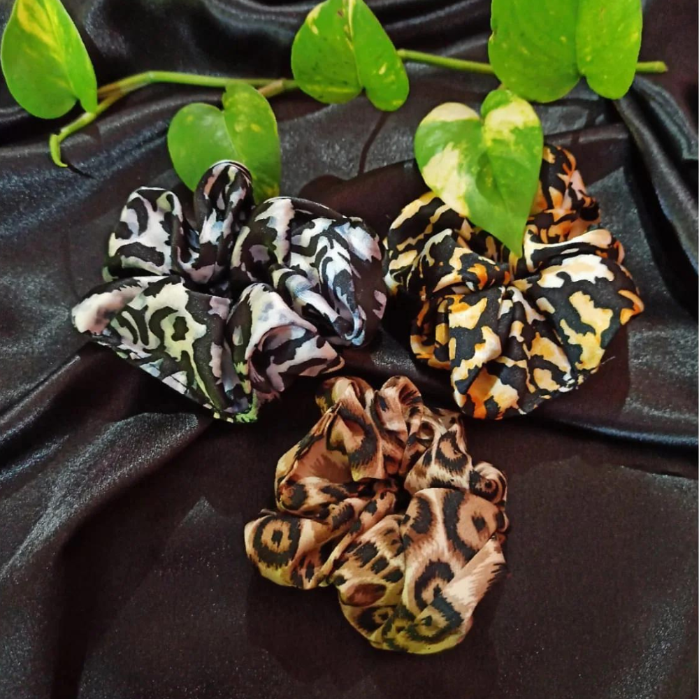 Leopard Print Scrunchies (Pack of 1)