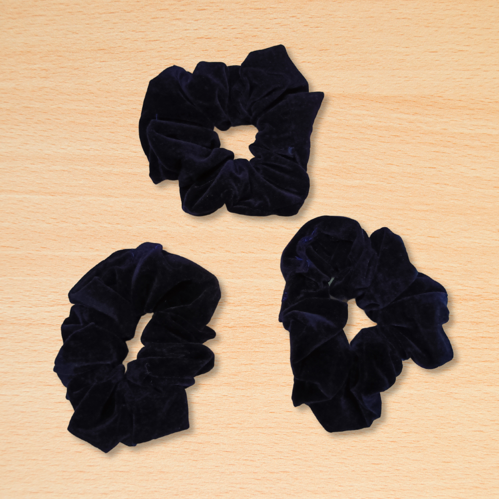 Handmade Velvet Scrunchies (Set of 3)