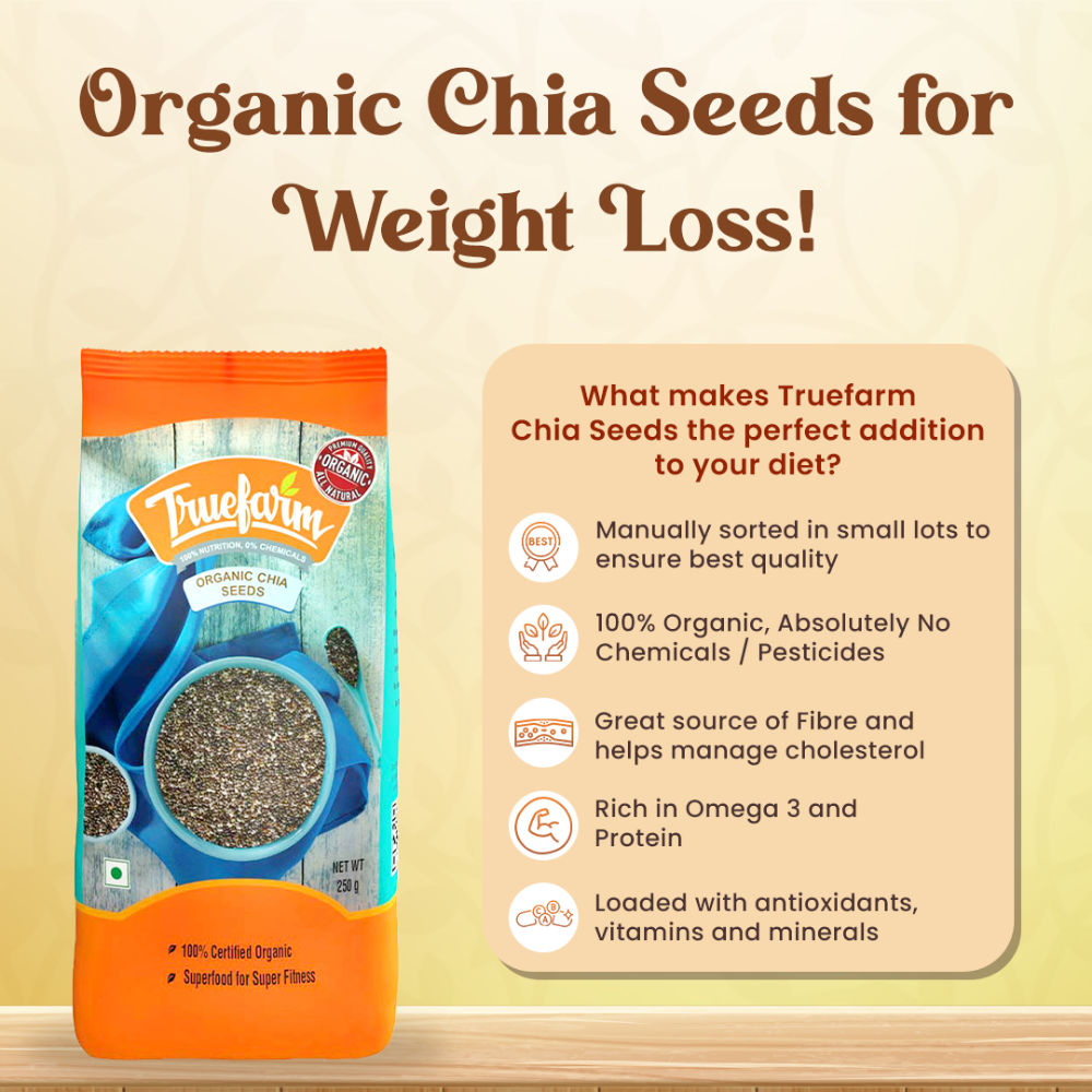 
                  
                    Truefarm Foods Organic Chia Seeds (250g)
                  
                
