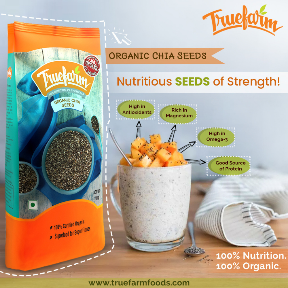 
                  
                    Truefarm Foods Organic Chia Seeds (250g)
                  
                