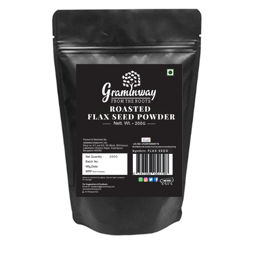 
                  
                    Graminway Roasted Flax Seeds Powder (200g)
                  
                