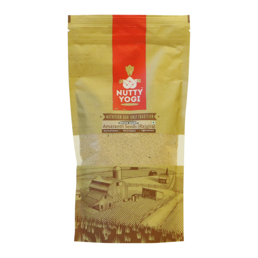 Nutty Yogi Organic Amaranth Seeds/Rajgira (500g)