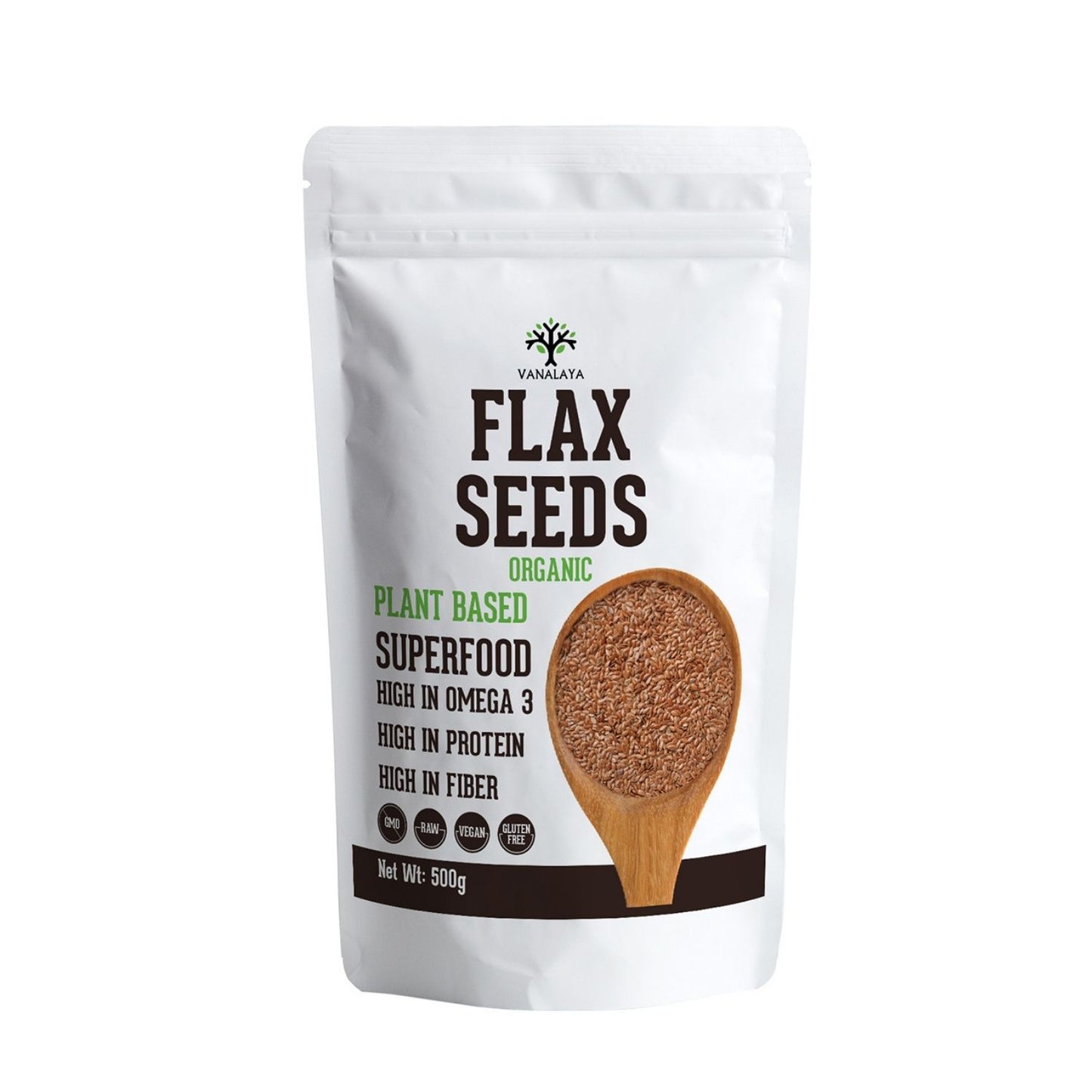 
                  
                    Vanalaya Raw Unroasted Flax Seeds
                  
                