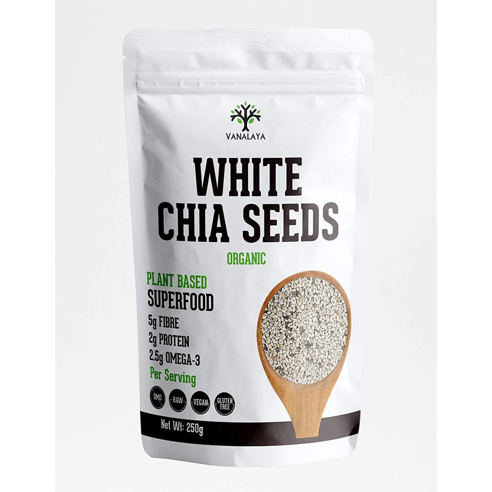 Vanalaya White Chia Seeds (250g)
