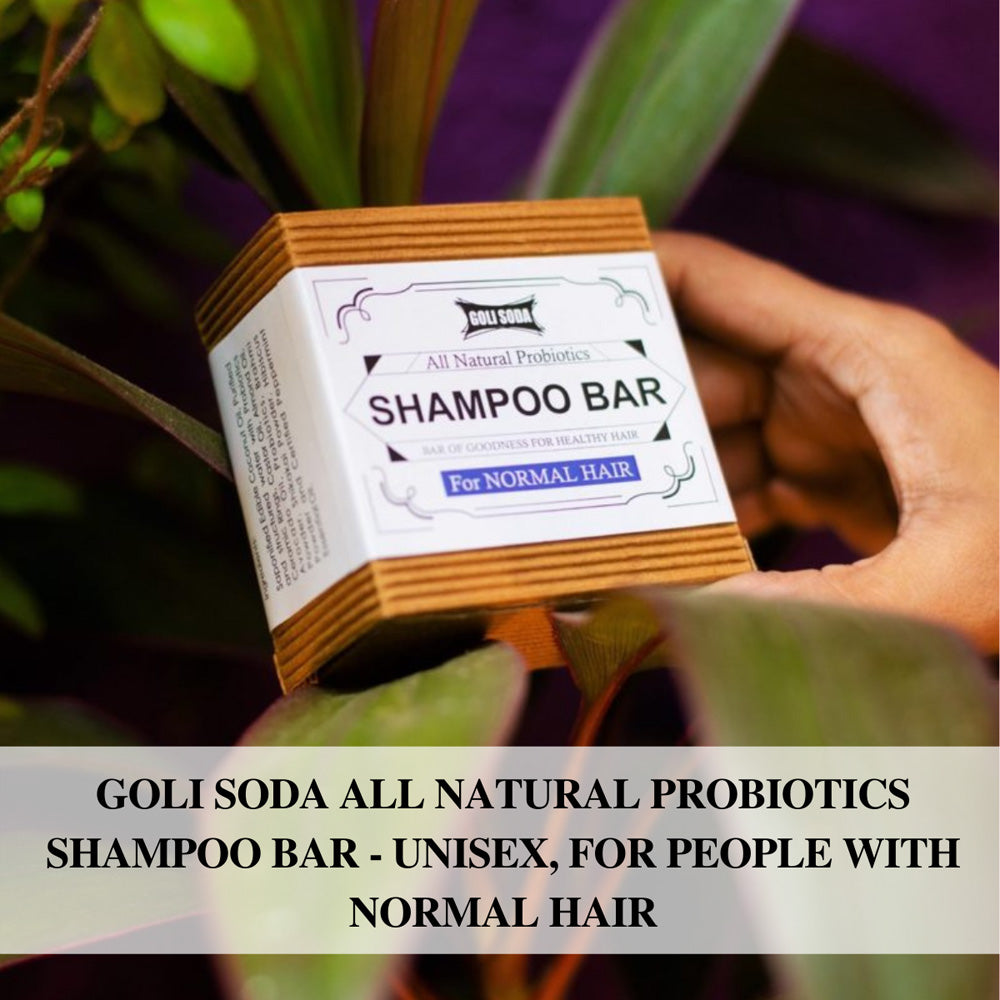 
                  
                    Goli Soda All Natural Probiotics Shampoo Bar for Normal Hair (90g)
                  
                