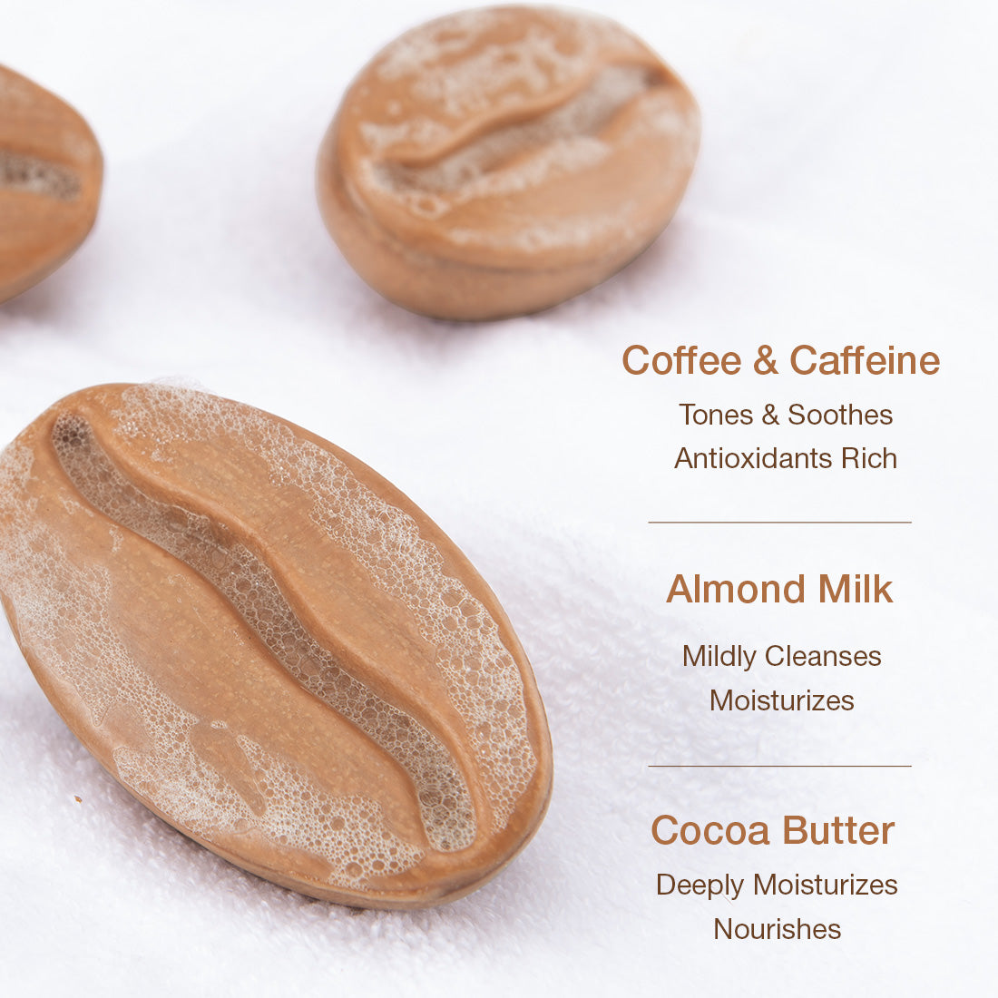 
                  
                    MCaffeine Cream Coffee Bath Soap with Cocoa Butter & Almond Milk (75g)
                  
                