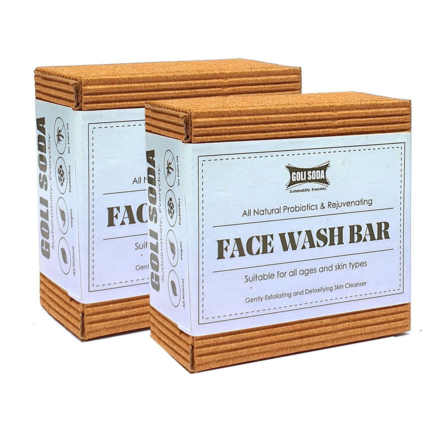 
                  
                    Goli Soda All Natural Probiotics Face Wash Soap - 90g (Pack of 2)
                  
                