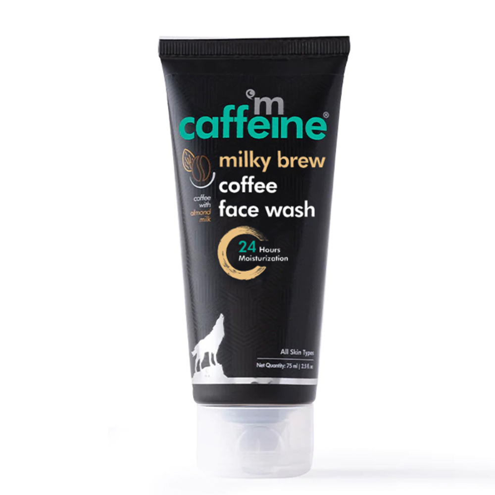 
                  
                    MCaffeine Coffee & Milk Face Wash for 24Hr Moisturization - Soap  Free Cleanser with Shea  Butter & Almond Milk (75ml)
                  
                
