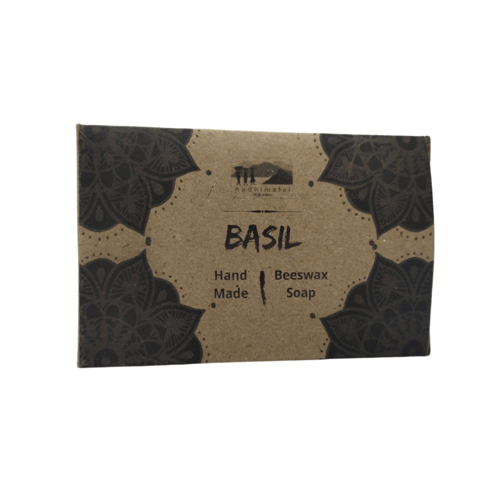 
                  
                    Handmade Beeswax Basil Soap (100g)
                  
                