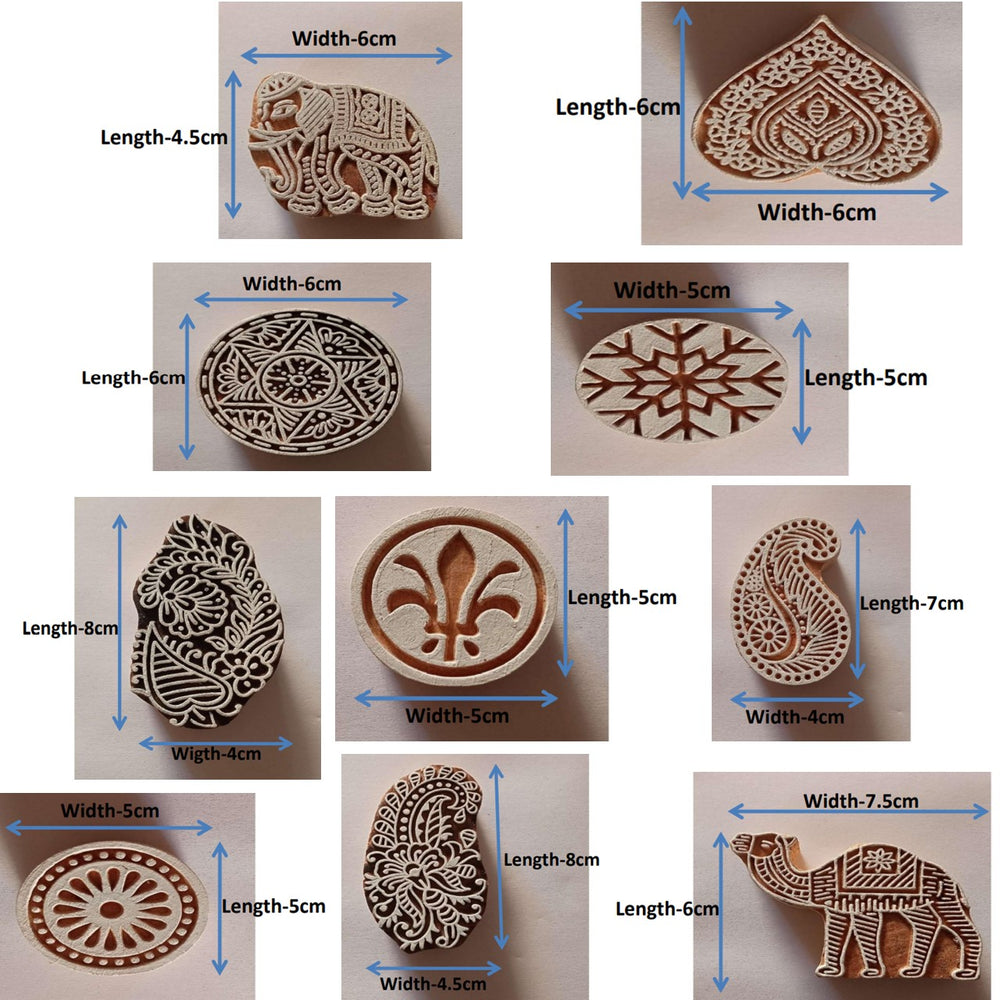 
                  
                    ecofynd Round Wood Block Animal and Leaf Print Stamps (Set of 10)
                  
                