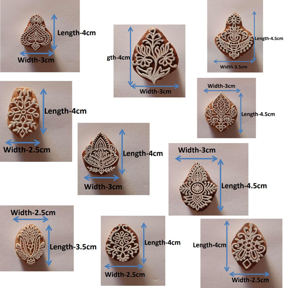 
                  
                    ecofynd Round Wood Block Leaf Print Stamps (Set of 10)
                  
                